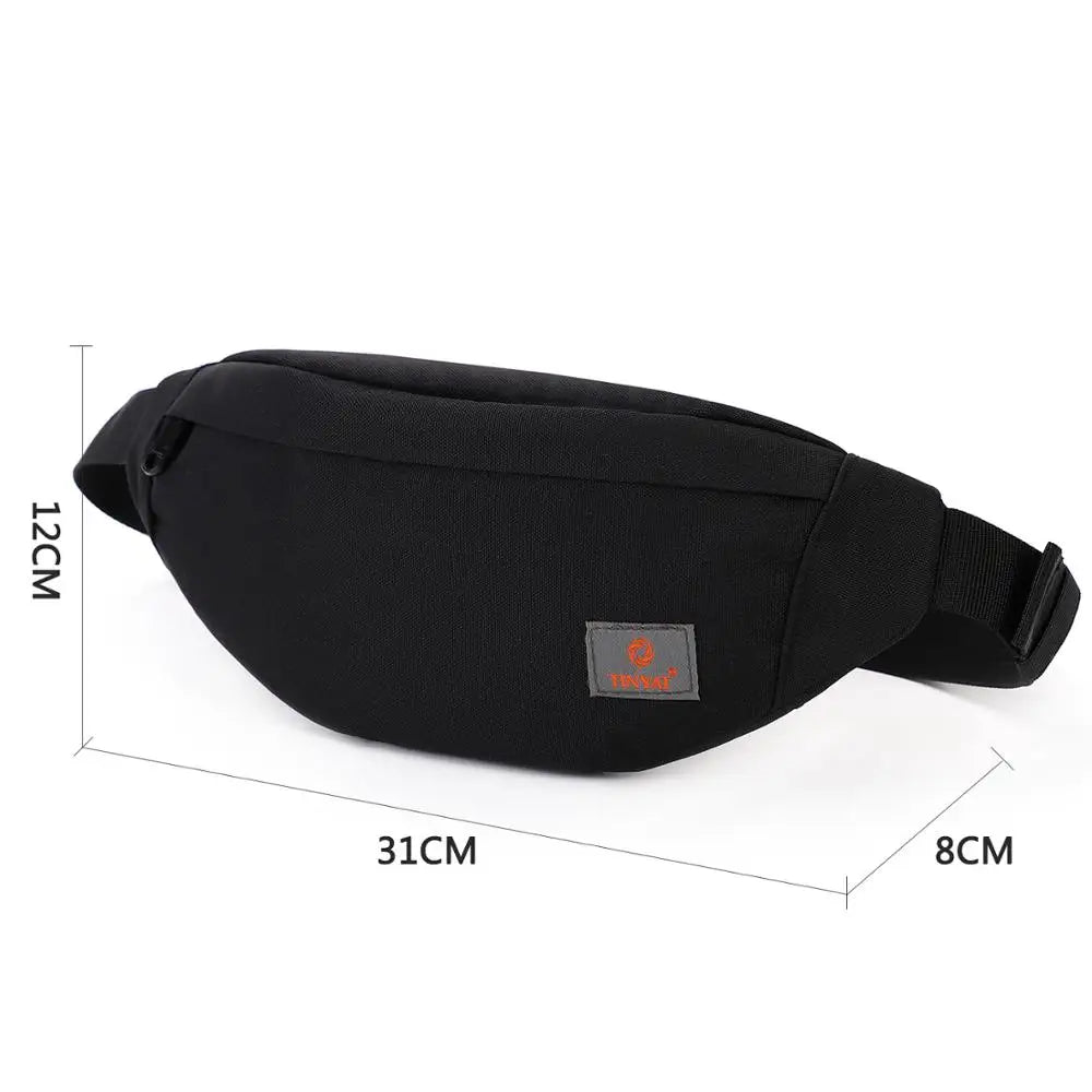 Marsupio Da Uomo Borsa Da Viaggio Cintura Per Telefono Grande Casual Fanny Banana Bag Tasche Sui Fianchi