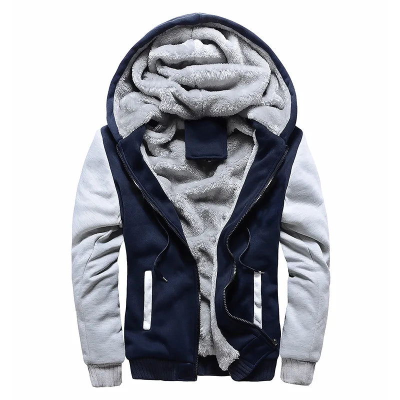 Giacca Invernale Da Uomo Camouflage Con Cappuccio In Pile A Manica Lunga Streetwear Abbigliamento Uomo
