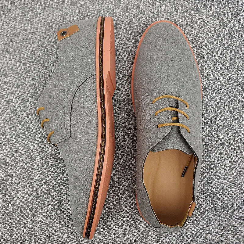 Scarpe Da Uomo In Pelle Scamosciata Primaverili Oxford E Sneakers Classiche Scarpe Eleganti Comode Grandi Misure 2025