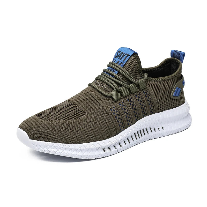 Scarpe Da Ginnastica Alla Moda Da Uomo Leggere Traspiranti Scarpe Da Passeggio Stringate Casual Calzature Maschili