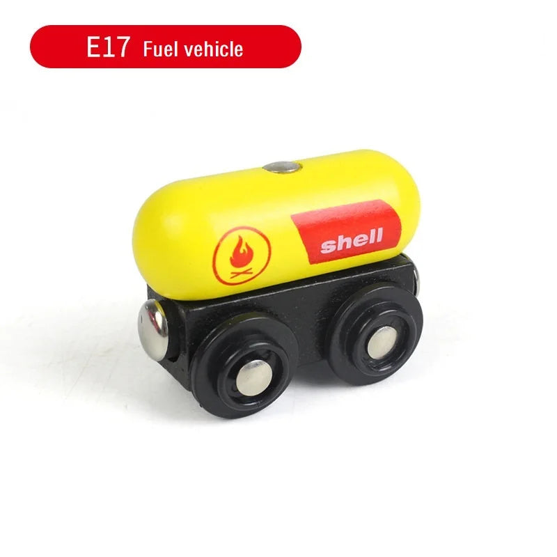 Treno Magnetico in Legno per Bambini Locomotiva con Binari Giochi Educativi Regalo di Compleanno