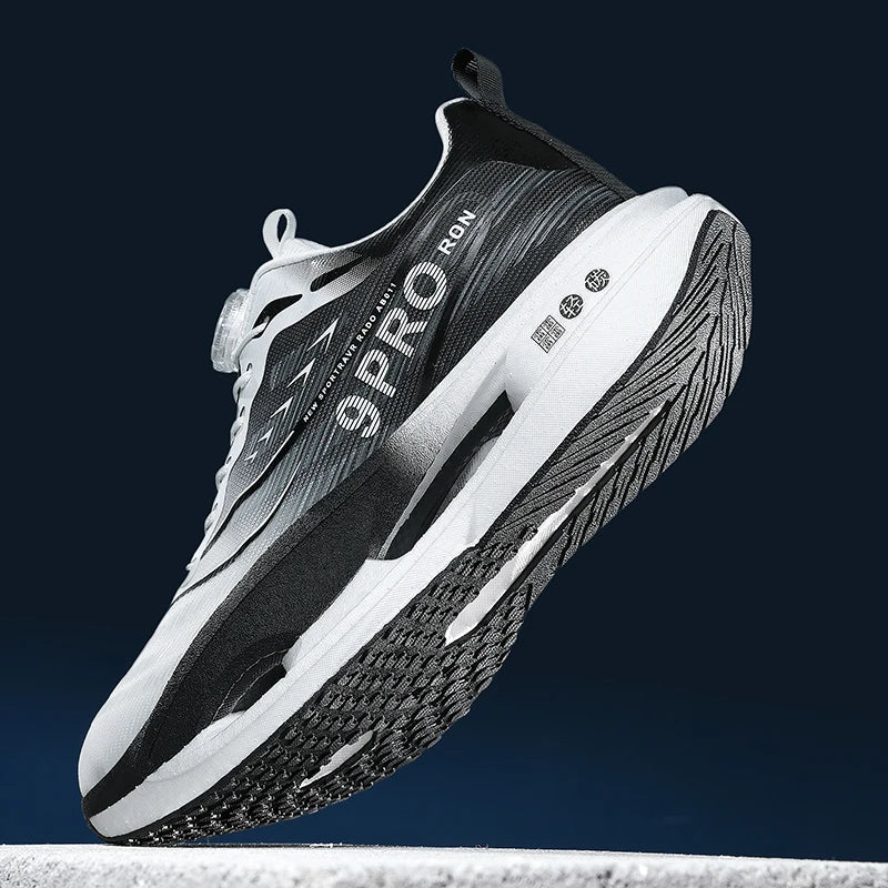 Scarpe Da Corsa Unisex Con Piastra In Carbonio E Cuscino Aria Traspiranti Leggere Sneakers Atletiche Antiscivolo
