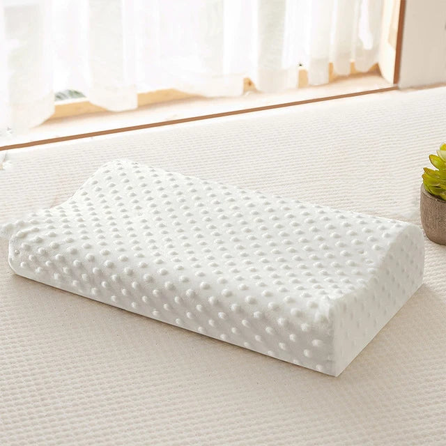 Cuscino Memory Foam Regolabile In Bambu Per Collo E Spalle Sostegno Morbido Con Profilo A Onda Rimbalzo Lento