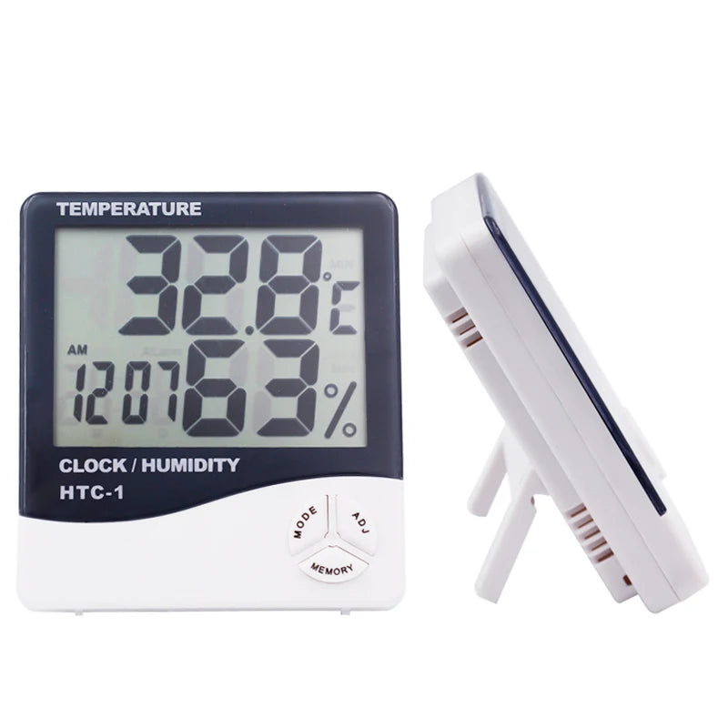 Stazione Meteorologica Digitale Interni Esterni Umidità Temperatura LCD Orologio HTC 2 HTC 1