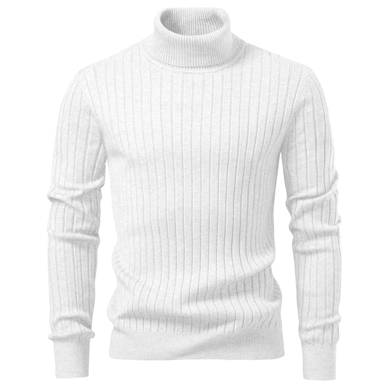Animal Game Maglione Dolcevita Da Uomo A Righe In Lana Caldo Per Autunno Inverno Stile Casual