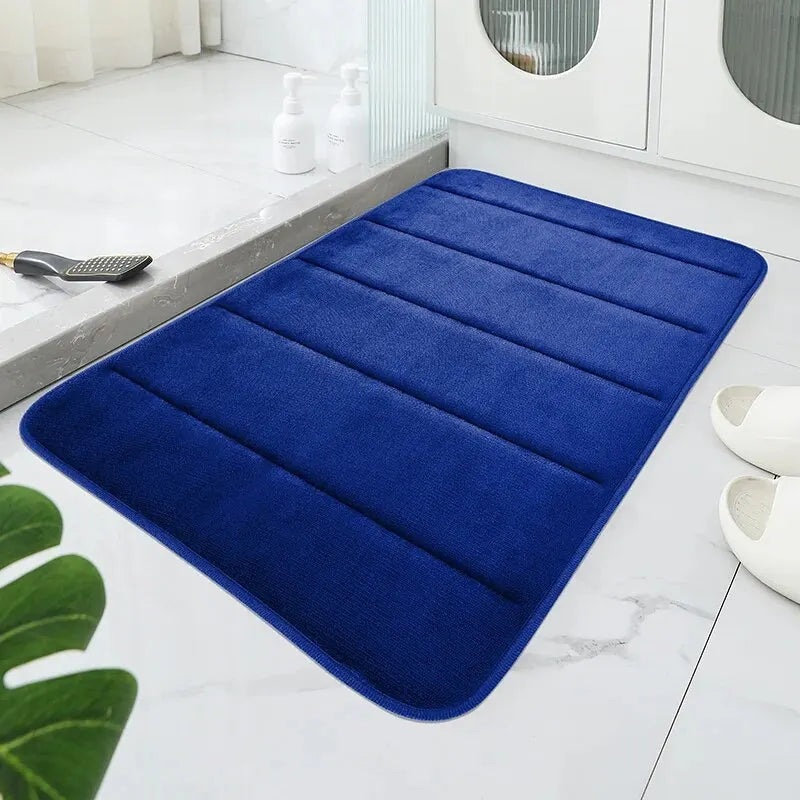Tappetino Antiscivolo In Velluto Corallo Per Bagno Morbido Con Assorbimento Rapido Della Acqua