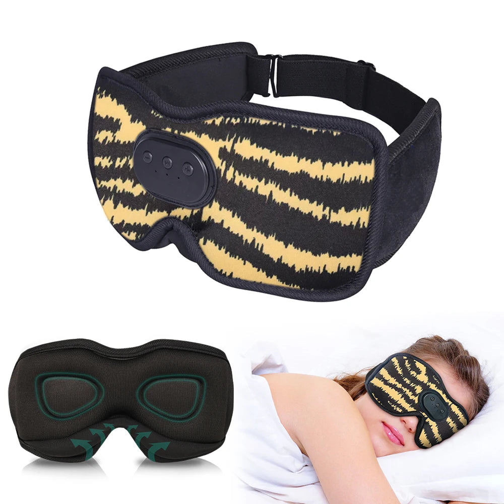 Cuffie Per Il Sonno Con Maschera Occhi Bluetooth Premium Cancellazione Attiva Del Rumore E Assistente Vocale Integrato