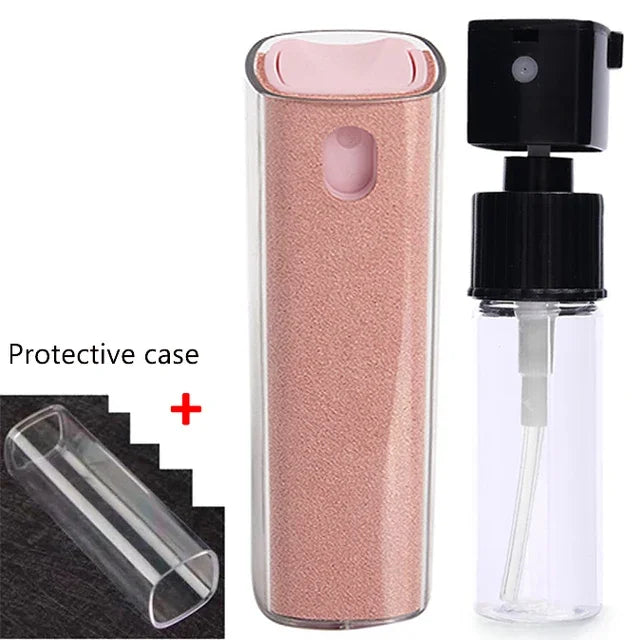 Detergente Per Schermo Con Bottiglia Spray 2 In 1 E Set Di Panni In Microfibra Per Computer E Smartphone Pulizia Auto