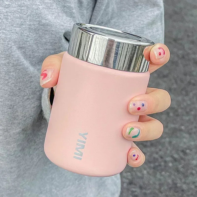 Bottiglia Termica Mini 230 Ml Acciaio Inox 316 Con Isolamento A Vuoto Portatile Per Viaggiare Caffè E Tè Caldi O Freddi