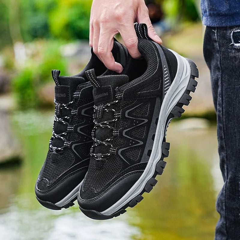 Scarpe Da Trekking Grandi Da Uomo Per Lavoro All Aperto Comode E Resistenti All Usura Sneakers Casual Traspiranti