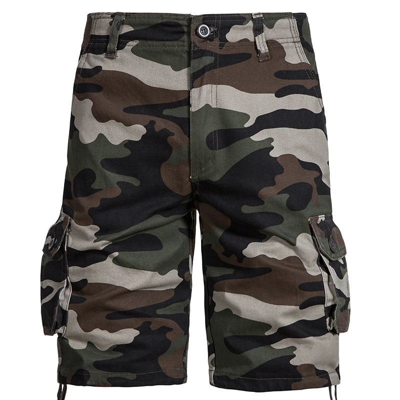 Pantaloncini Mimetici Da Uomo Traspiranti In Cotone Con Tasche Laterali Per Sport All Aperto Pantaloni Corti Estivi
