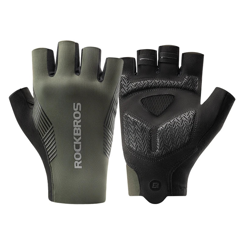 Guanti da Ciclismo RockBros Estivi Traspiranti Antiscivolo Touchscreen per MTB Bici da Strada Corsa Fitness Palestra