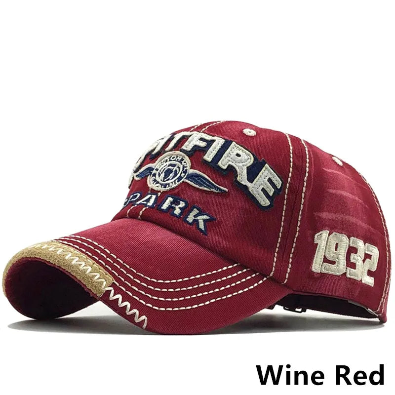Cappellino Da Baseball Spark Unisex Ricamo E Stampa Visiera Cotone Lavato Cappello Sportivo Hip Hop Uomo Donna