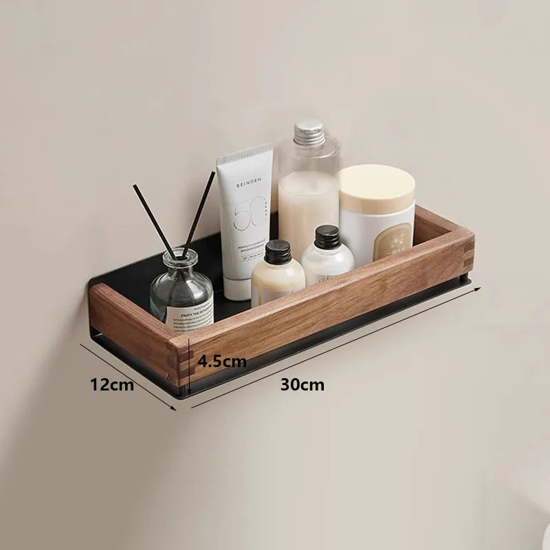 Mensole Da Bagno In Legno Scaffale Portaoggetti Da Parete Organizzatore Per Bagno Cucina E Casa Sopra Il WC