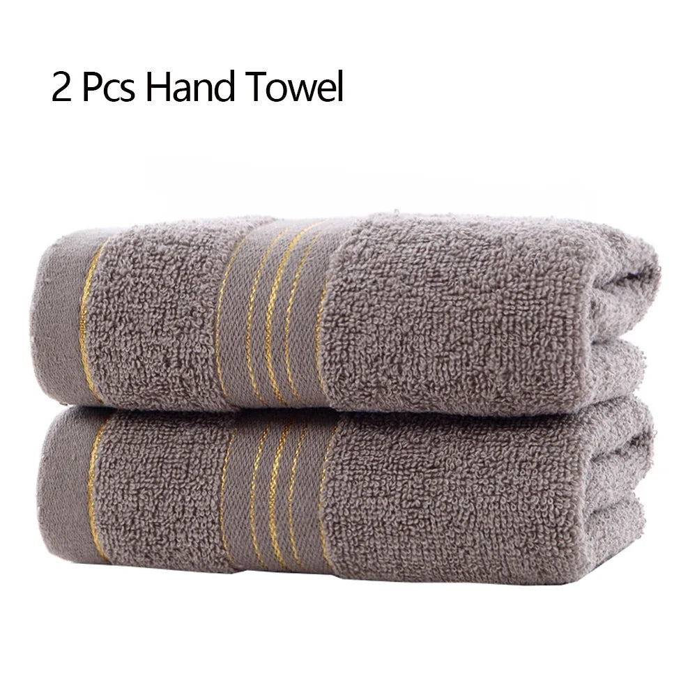 Set da 1 2 4 Pezzi Asciugamani Viso in Cotone Classe A Spessi e Assorbenti Jacquard Cotone Delicati Sulla Pelle Adulti