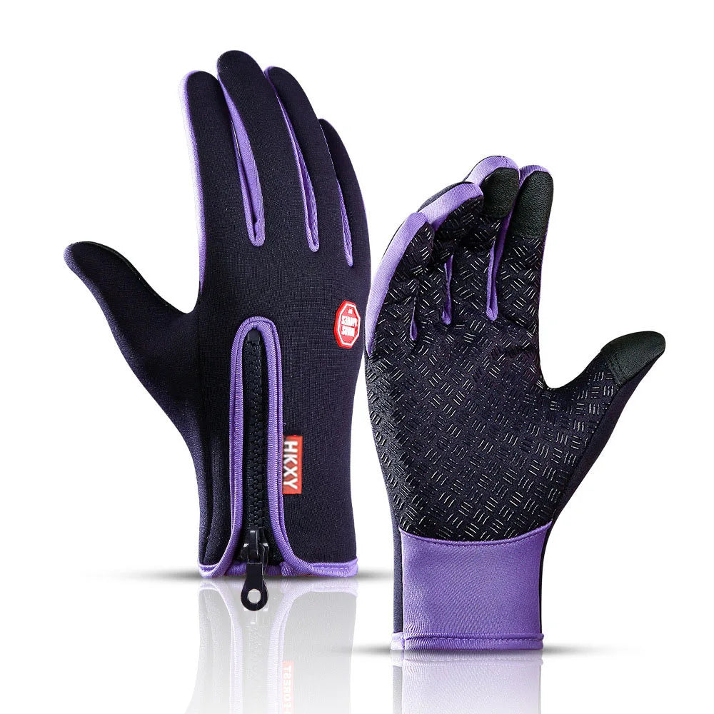 Guanti Da Ciclismo Invernali Con Supporto Al Polso E Touch Screen Antivento Antiscivolo Con Dita Intere