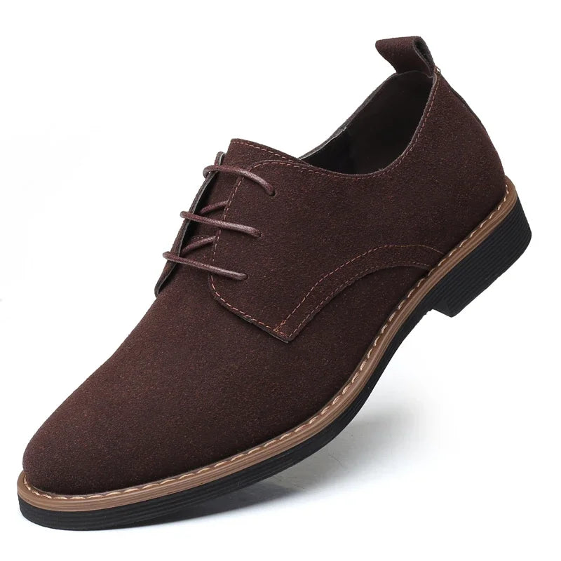 Scarpe Eleganti Da Uomo In Pelle Scamosciata Oxford Derby Classiche Lusso Comfort E Stile Per Ogni Occasione