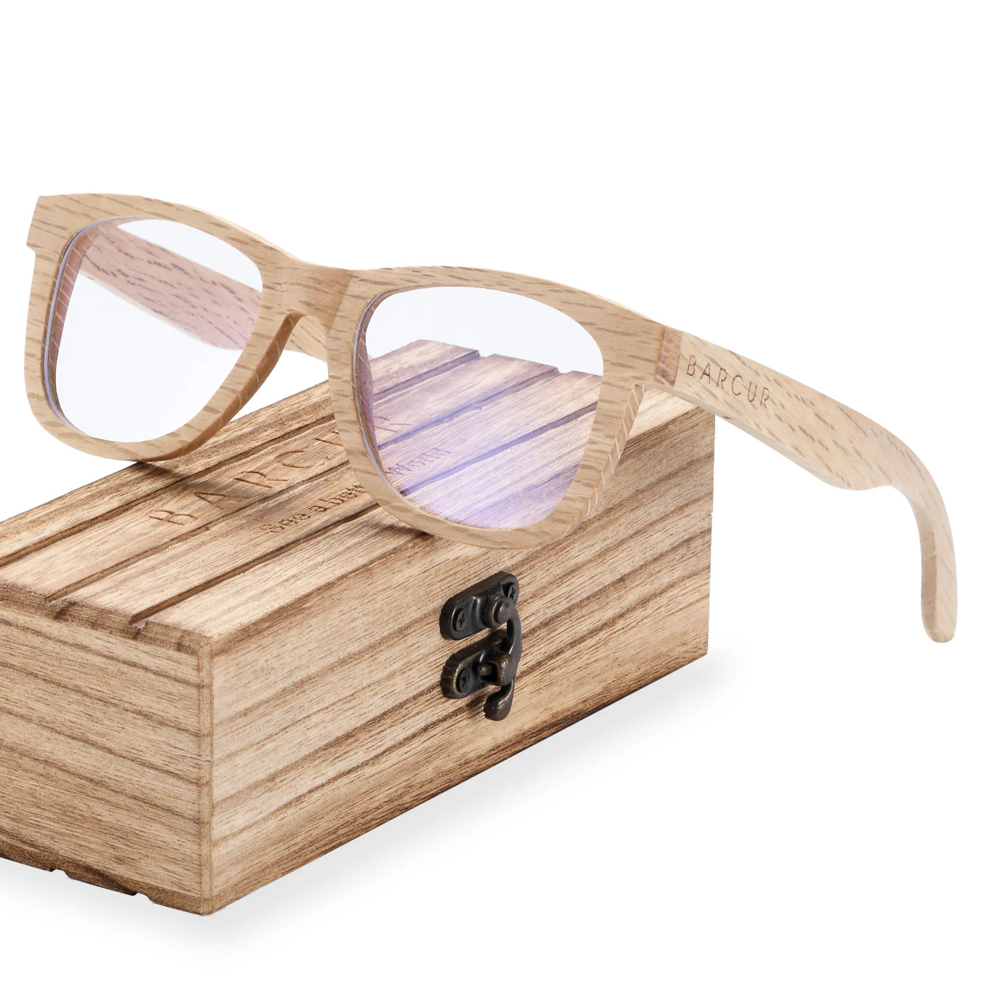 Occhiali da Sole in Legno Naturale Unisex Polarizzati Vintage Oculos de Sol con Protezione UV