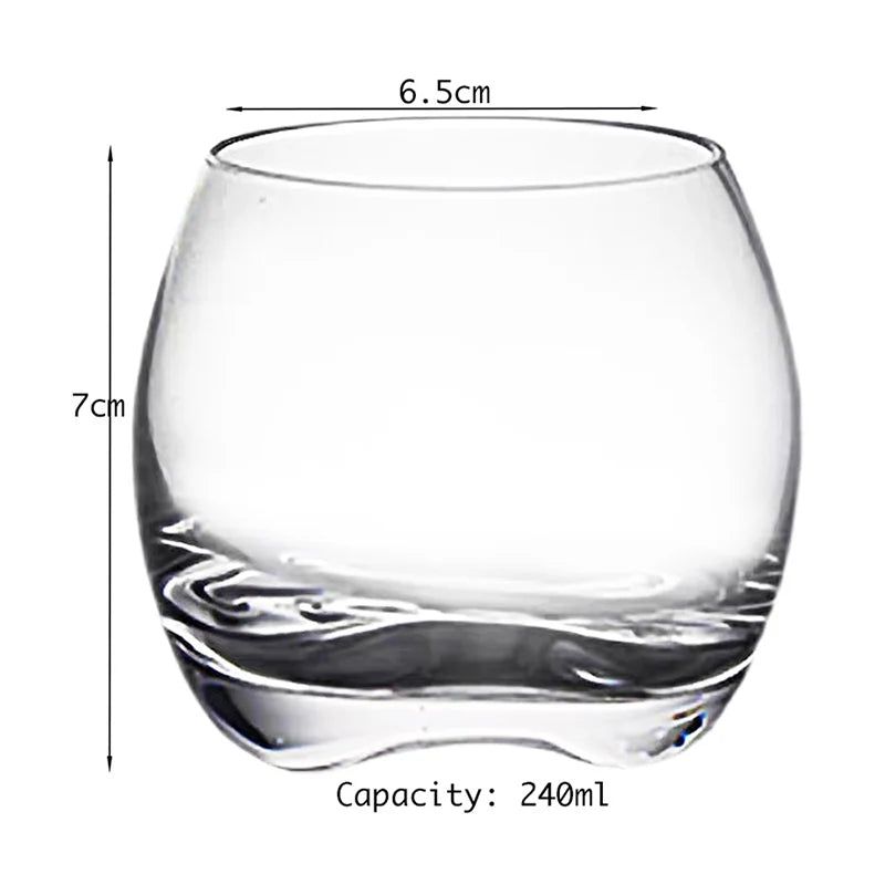 Bicchieri Da Whisky Ecologici E Durevoli Cocktailgeek Forma Rotonda In Vetro Trasparente Per Appassionati Di Whisky