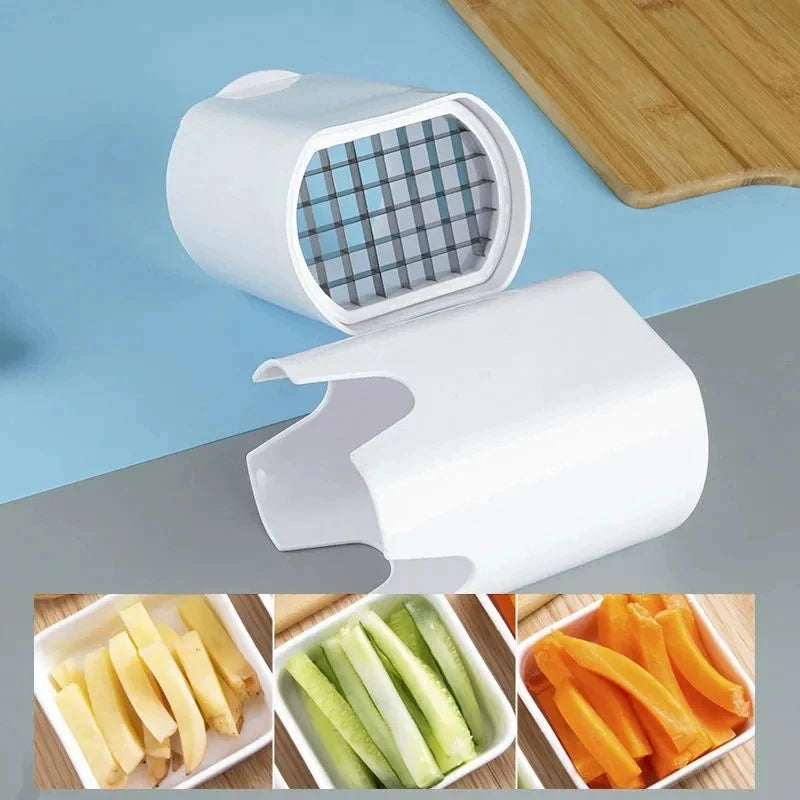 Taglierina Per Patate Fritte Ecologica Affettatrice Rapida Strumento Da Cucina Per Patate Veggie Dicer Veg Chopper