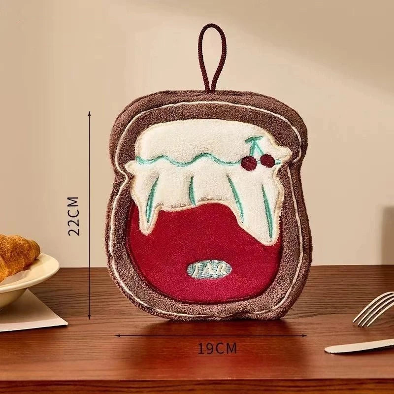 WHP Asciugamano Da Cucina Assorbente Da Bagno Panno Da Appendere Al Muro Per Pulizia In Poliestere