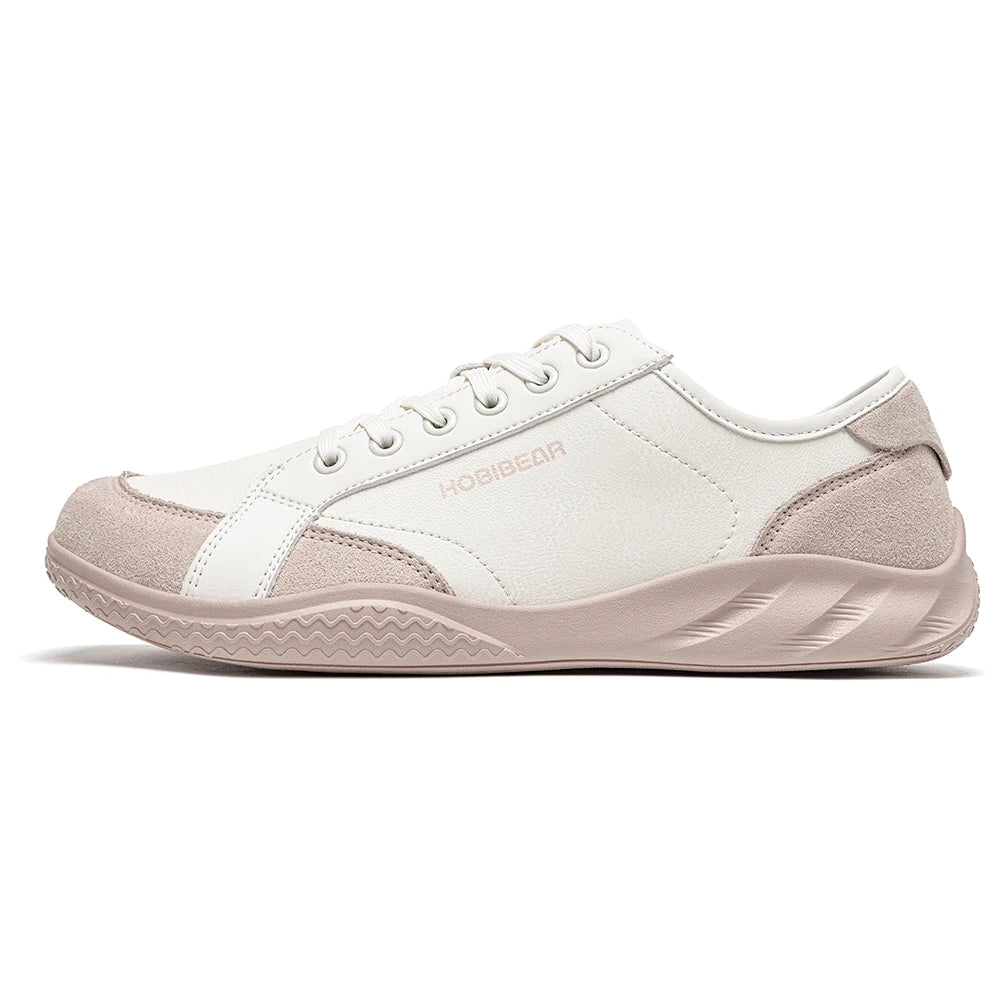 Hobibear Scarpe Barefoot Unisex Punta Larga Leggere In Pelle Sintetica Con Blocchi Di Colore Per Passeggio Casual