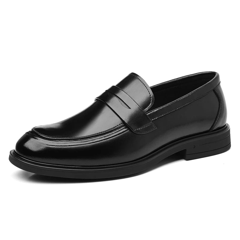 Mocassini Formali In Pelle Da Uomo Stile Italiano Slip On Eleganti Scarpe Da Lavoro E Da Ufficio Confortevoli E Leggere