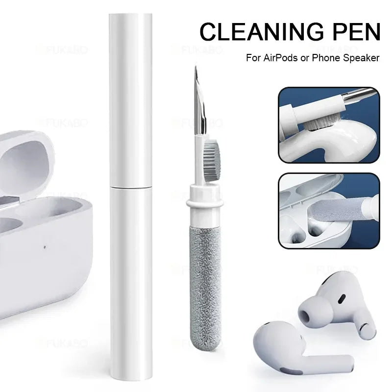 Kit Di Pulizia Per Auricolari Bluetooth AirPods Pro 1 2 3 Custodia Penna Spazzola Strumento