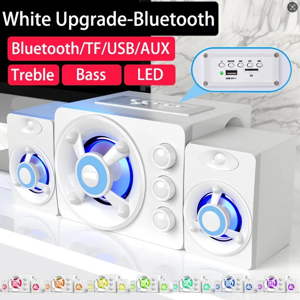 Barra Sonora Bluetooth HiFi 3D Con LED Colorati Per TV E Home Theater Immersiva Per Appassionati Cinema