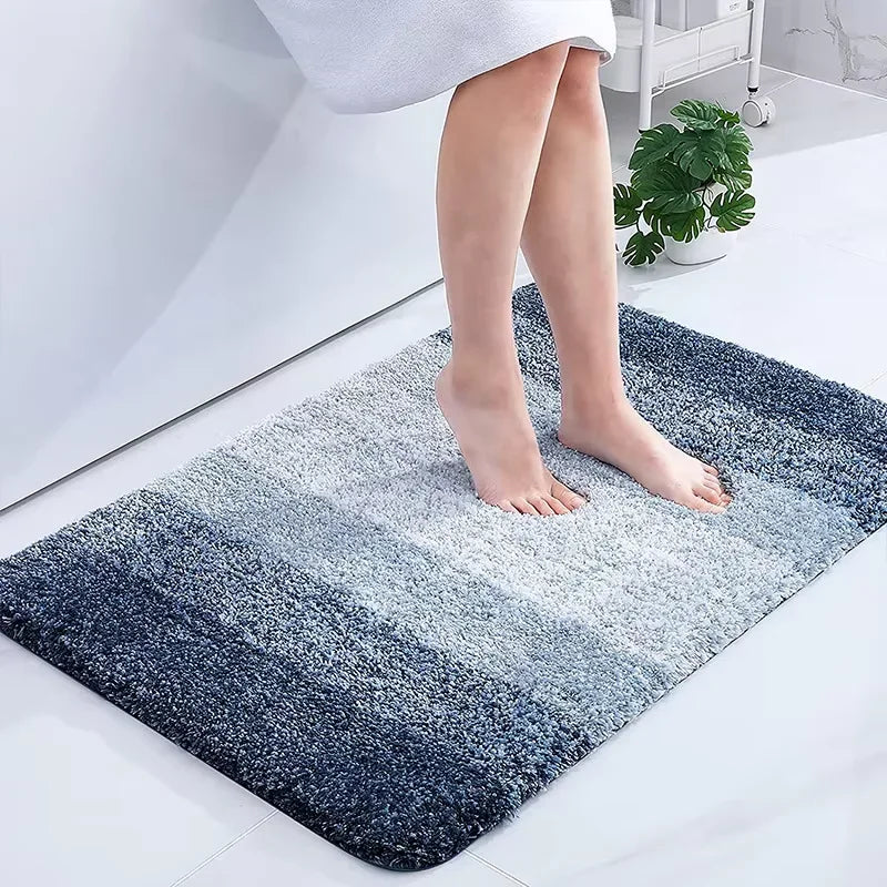 VIKAMA Tappeto Imitazione Cashmere Antiscivolo Per Bagno Ingresso Esterno Soggiorno Camera Da Letto Morbido Decor