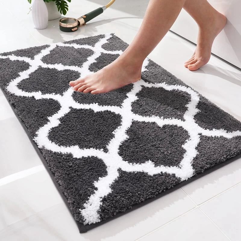 Kitinjoy Tappeto Da Bagno Morbido E Spesso Antiscivolo Per Camera Da Letto Decorazione Del Pavimento Impermeabile