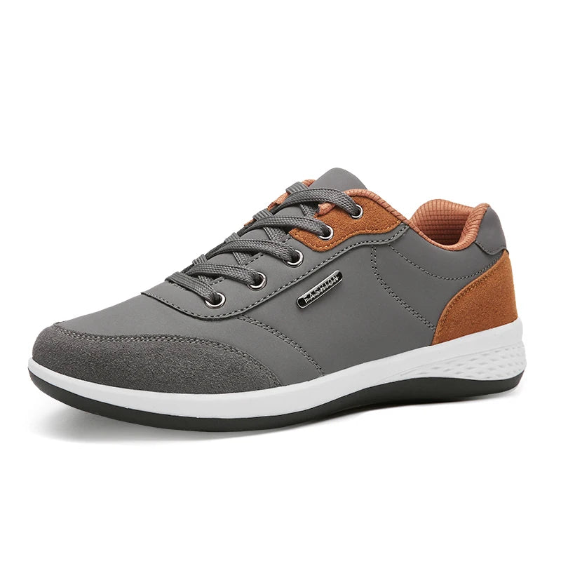 Scarpe Da Uomo Impermeabili Primavera Autunno Scarpe Da Ginnastica Da Passeggio In Pelle Antiscivolo Per Tempo Libero