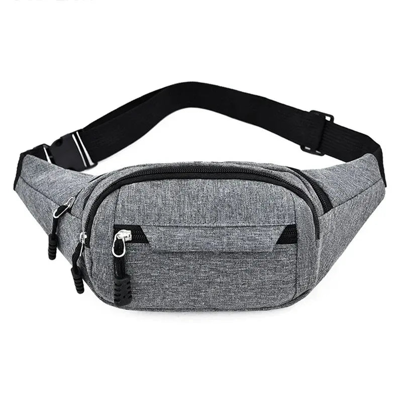 Marsupio Sportivo Unisex Da Uomo E Donna Borsa A Tracolla In Tela Oxford Porta Telefono Petto Casual