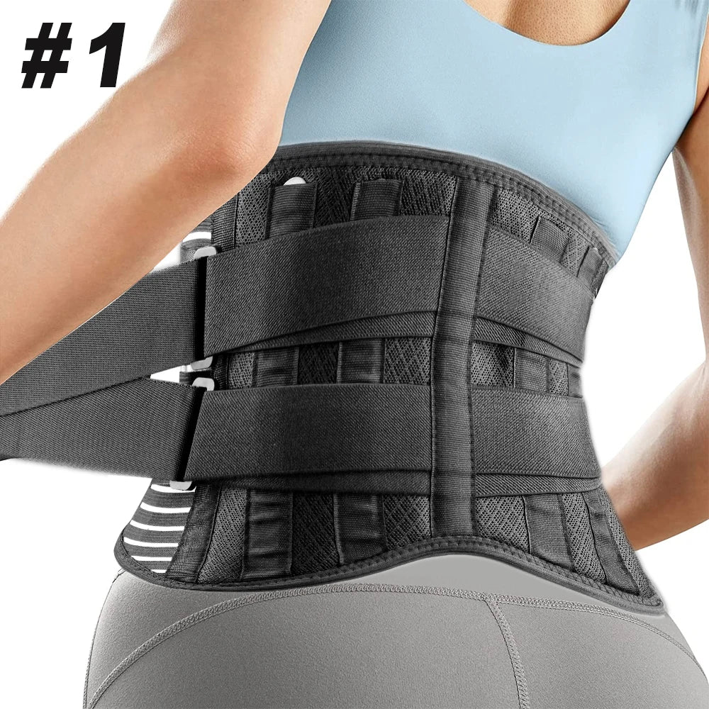 Tutore Lombare 3D Pad Rete Morbido Traspirante Tessuto Per Dolore Lombare Ernia Del Disco Sciatica