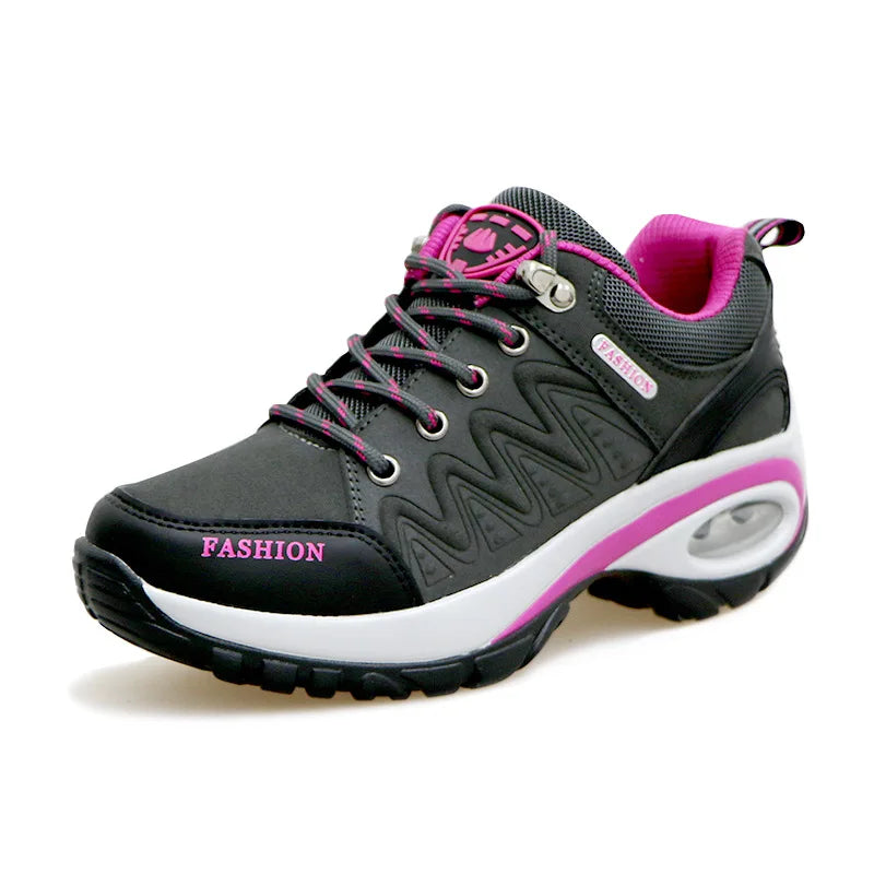Scarpe Sportive Da Donna Con Plateau All'Aperto Escursionismo Moda Scarpe Casual Antiscivolo Da Corsa Basse Calzature