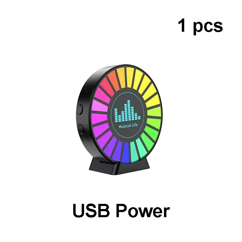 Lampada Magnetica Per Aromaterapia RGB Rotonda Ricaricabile Per Presa D Aria Auto O Stanza