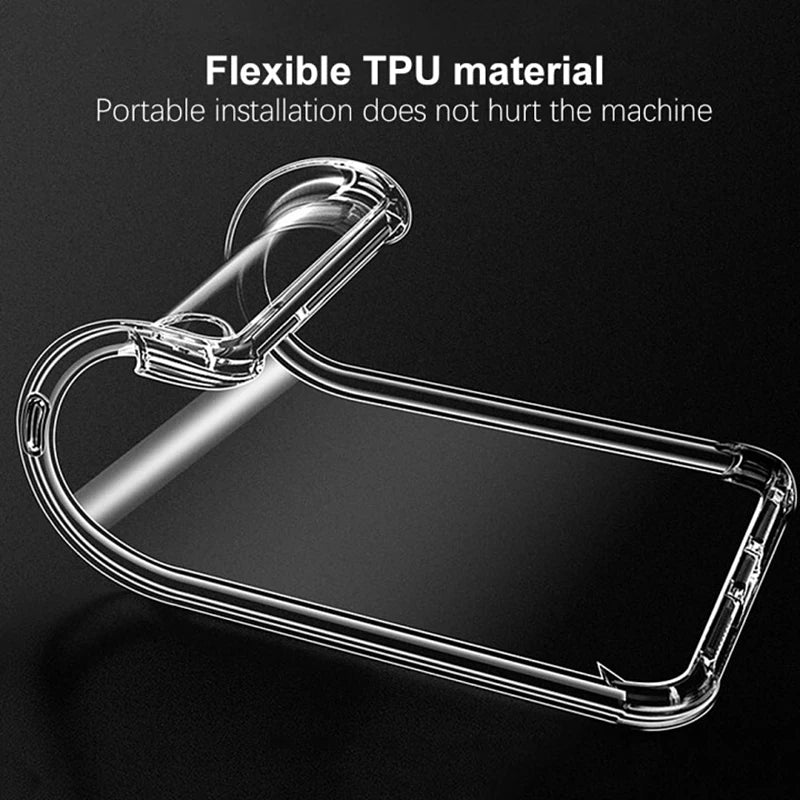 Custodia TPU Antiurto Trasparente per Honor 400 Lite 5G Quattro Angoli Protezione Antigraffio Antimpronta Digitale