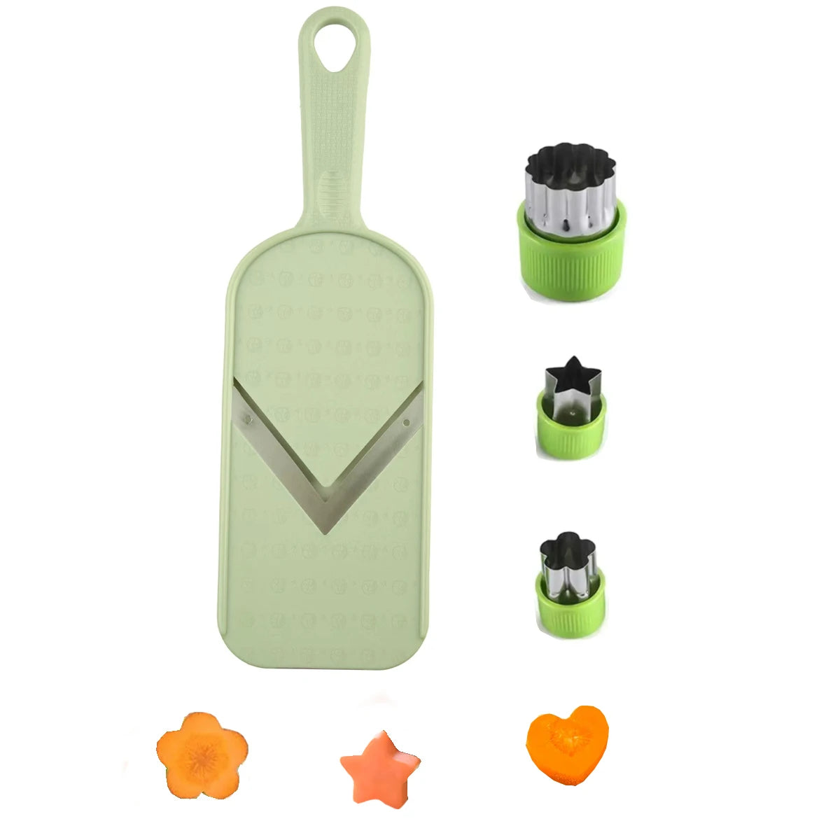 Affettatrice Portatile Vegeta Con Lama A V In Acciaio Inossidabile Impugnatura Ergonomica Per Verdure E Frutta