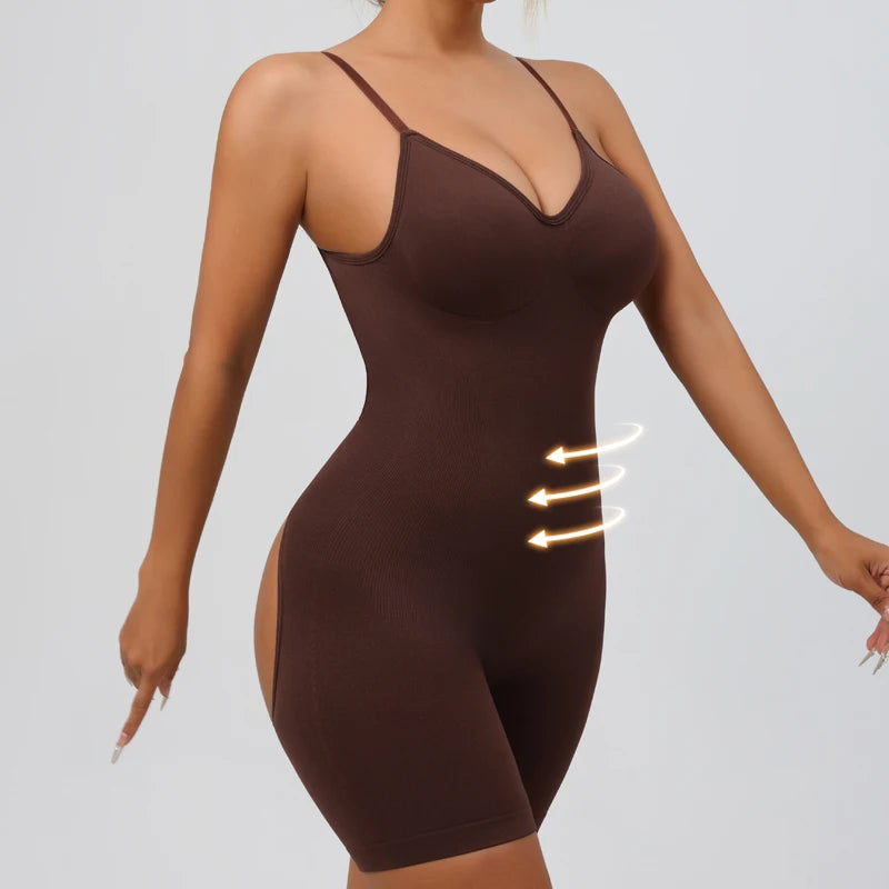 Fajas Colombianas da donna Shapewear Body senza cuciture Sexy controllo della pancia Butt Lifter Coscia più sottile Curve migliorate