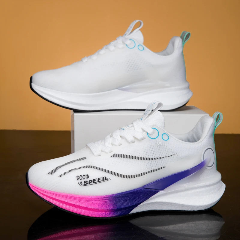 Scarpe Da Corsa Professionali Per Maratona In Carbonio Unisex Ultraleggere Con Assorbimento Degli Urti E Supporto Stabile
