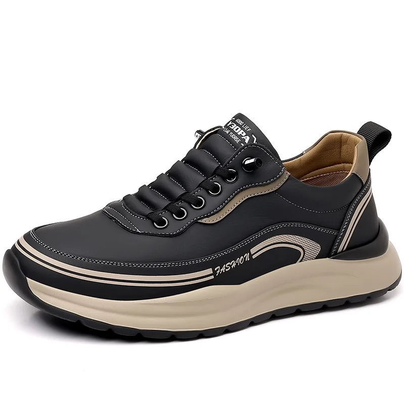 Scarpe Da Uomo Slip On In Pelle Impermeabili Antiscivolo Leggere Traspiranti Mocassini Casual Allingrosso