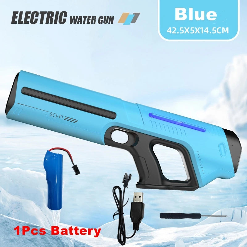 Pistole Ad Acqua Elettriche Con Serbatoio Spruzzi Automatici Per Adulti E Ragazzi Estivo Giocattolo