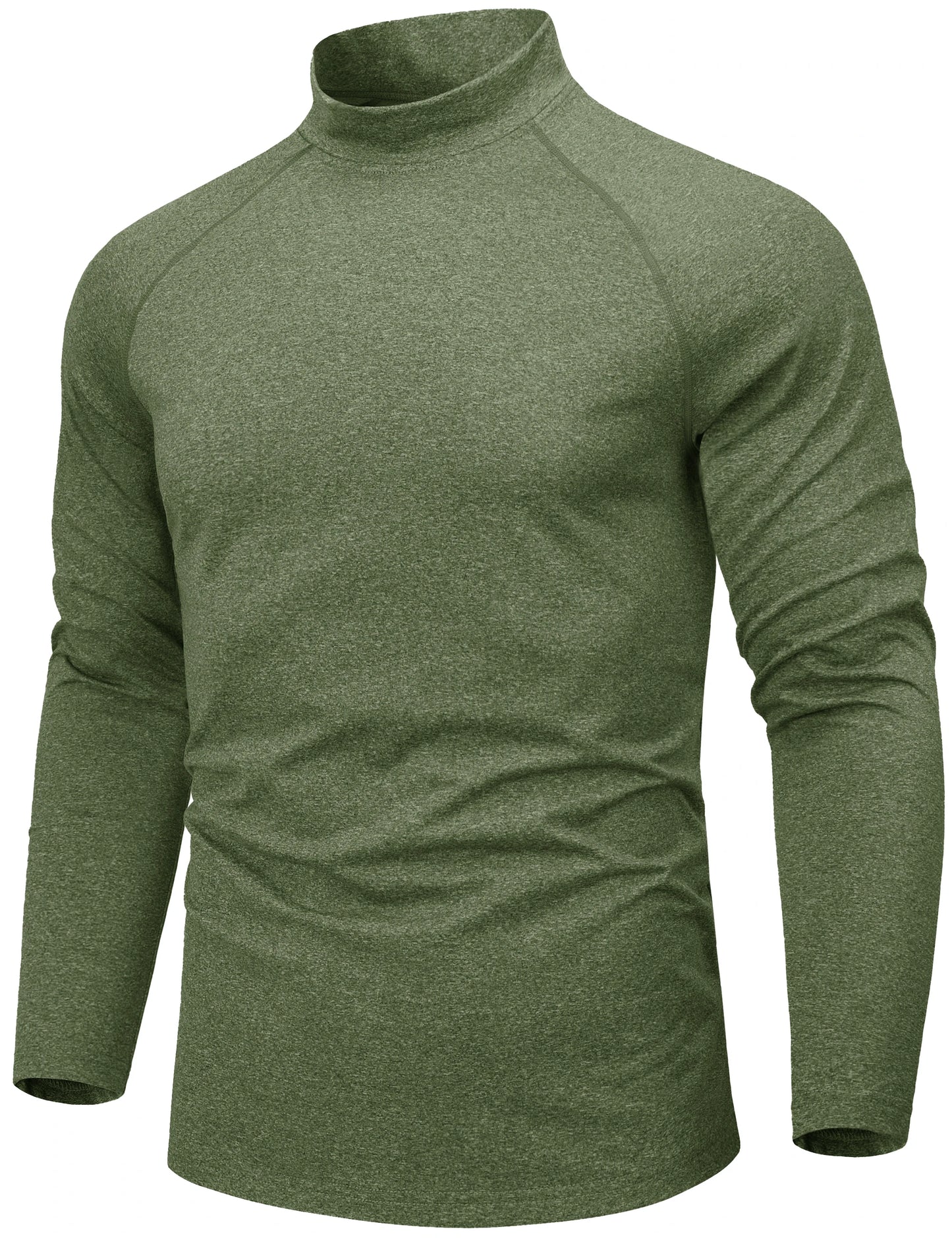 Camicie Termiche Da Uomo Manica Lunga In Micropile Foderata In Pile Livello Base Caldo Per Allenamento Invernale