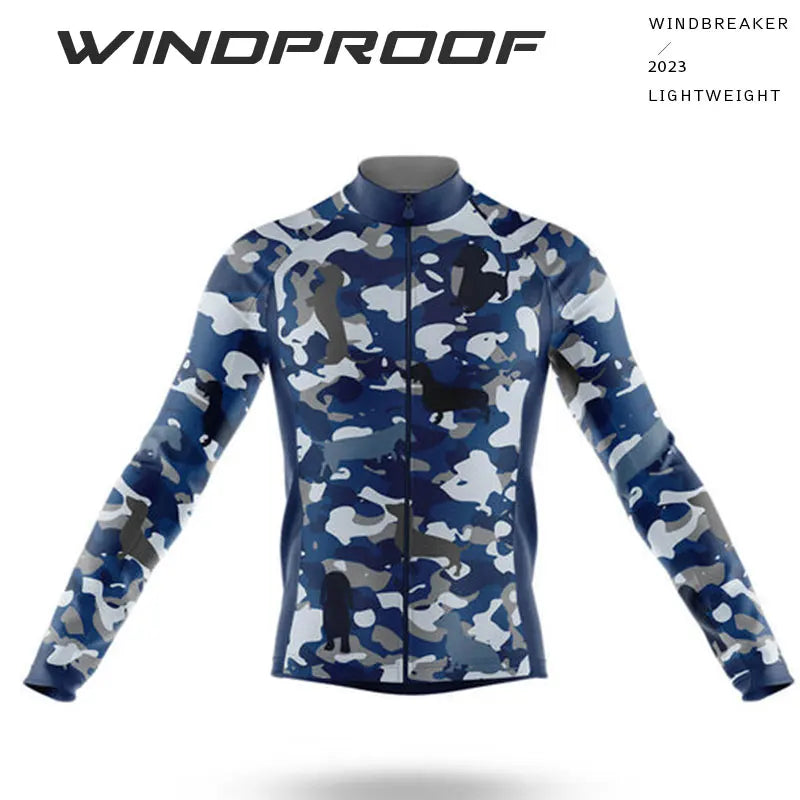 Giacca Ciclismo Antivento A Maniche Lunghe Con Protezione UV Riflettente Per MTB
