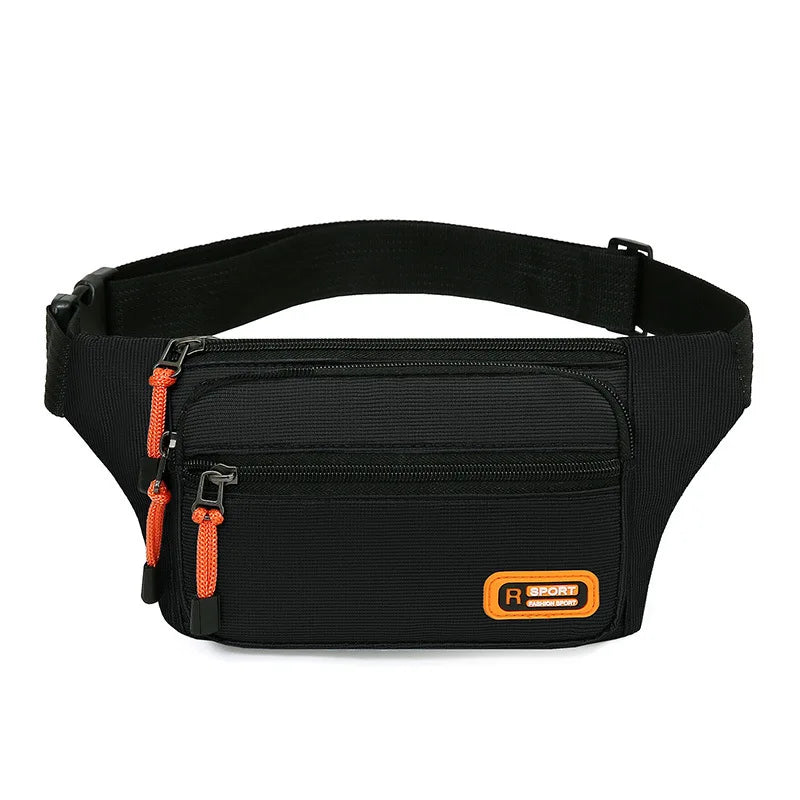 Marsupio da Uomo Impermeabile Unisex Borsa a Tracolla per Corsa e Attività Leggero e Resistente