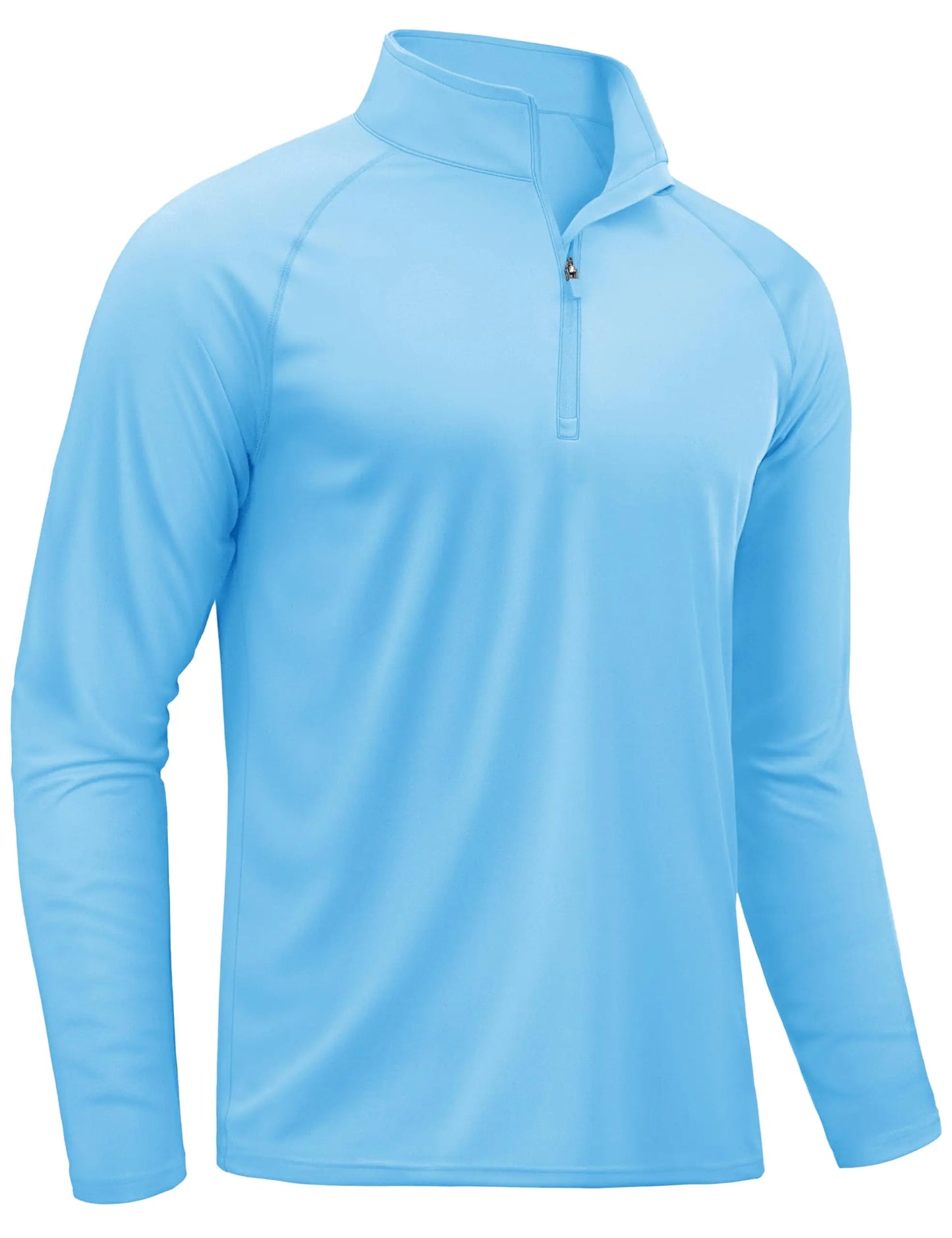 TACVASEN UPF50+ T-shirt con protezione UV Camicia da pesca leggera a maniche lunghe ad asciugatura rapida da uomo Escursionismo all'aperto Allenamento Protezioni