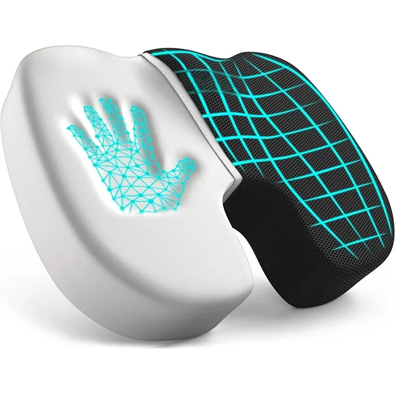 Cuscino Del Sedile Memory Foam Ortopedico Per Sedie Da Ufficio Coccige Massaggio Auto Comfort Seduta