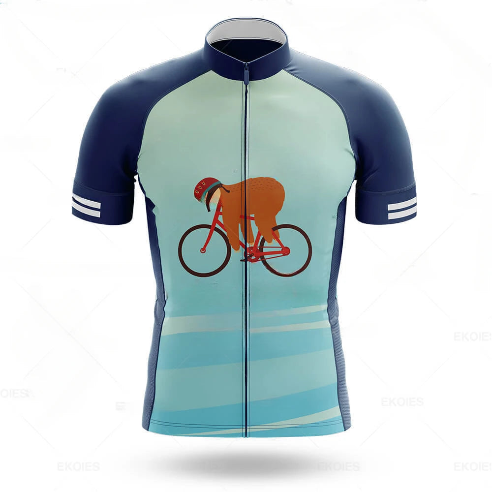 Maglie Ciclismo Uomo 2026 Estive A Maniche Corte Traspirante Team Sloth Maillot Ciclismo