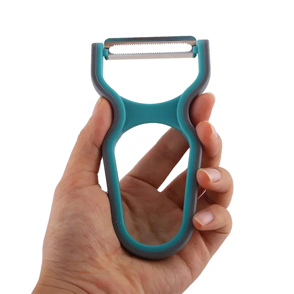 Set Da Tre Pelapatate In Acciaio Inox Con Manico Antiscivolo Per Alimenti E Accessori Da Cucina Colore Casuale