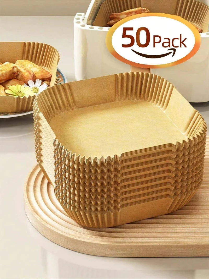 Carta Da Forno Usa E Getta Antiaderente Per Friggitrice Ad Aria Microonde Forno Barbecue Cucina YOCITY